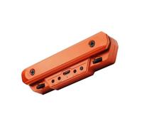 ALFAAL Amplificatore Trasduttore Pickup per Chitarra Folk Acustica Classica Foro Sonoro Doppio Pickup con Regolazione Mic del Volume Carica USB (Color : Yellow)