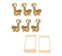 ALFAAL Anelli Di Montaggio Di Pickup Humbucker Curvo 2pcs + 3R3L. Macchina Per La Macchina Per La Macchina Per Chitarra Lp. Ricambi Per Chitarra Elettrica.