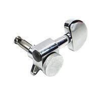 ALFAAL Argento Chrome Blocking Sintonizzatori Per Chitarra Pegs Testine Teste 3R3L. Chitarra