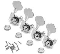 ALFAAL Bass Guitar Machine Teste Manopole Sintonizzatori Tuning Pygs Tuners Guitar Parts 4 Pz.