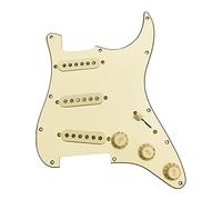 ALFAAL Battipenna Chitarra Caricato Assemblaggio del Circuito della Chitarra Elettrica SSS. Pickup Senza Upgrade del Rumore Fai da Te Pannello di Riduzione del Rumore della Linea (Color : 3/4)