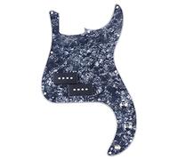 ALFAAL Battipenna Chitarra Caricato PB P Bass Pickguard PickGuard PickGuard Piastra Graffiata con Pickup per 4 Corde P Bass Black Red Pearl (Color : Pearl Black)