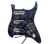 ALFAAL Battipenna Chitarra Caricato Pickguard precablato Tri-Sonics Pearl Pearl Loaded Accessories Accessories 1 Set Saldatura