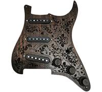 ALFAAL Battipenna Chitarra Caricato Pickup Circuito Pickup SSS per Chitarra elettrica in Palissandro