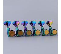 ALFAAL Camaleonte Arcobaleno Arcobaleno Tuner Sintonizzatori Chitarra Tuning Pegs Macchina Per Chitarra Elettrica (Color : 6R)