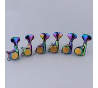ALFAAL Camaleonte Arcobaleno Arcobaleno Tuner Sintonizzatori Chitarra Tuning Pegs Macchina Per Chitarra Elettrica (Color : 6L)