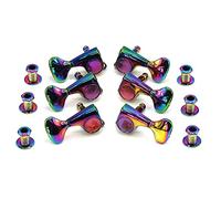 ALFAAL Chitarra Acustica Elettrica Completamente Allegata Tuning Manopole Colourful Goldfish Coist Butterfly Stringa Quasi-manopola Albero String Block