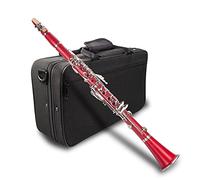 ALFAAL Clarinet B Flat. Addominali Nichel Placcato 17 Tasti BB Tone con 2 Berrels Case 10 Reeds Bocchino Clarinetti