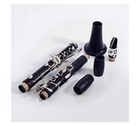 ALFAAL Clarinetto Professionale 17 Tasti Addominali Tasti di Placcatura del Nichel del Corpo con Custodia Clarinetti