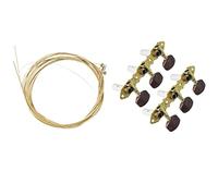 ALFAAL Classical Guitar Tuning Pegs Machine Tester Tuner Brown Con Stringhe Di Chitarra Set