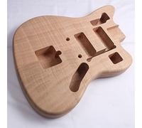 ALFAAL Corpo Chitarra Corpo della Chitarra Elettrica in Legno Okoume per Accessori per Fusti di Chitarra Elettrica Kit Chitarra Fai da Te