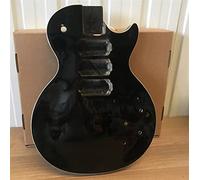 ALFAAL Corpo Chitarra Legno d'Acero del Corpo della Chitarra Artigianale Incompiuto per SG LP St. Parti di Sostituzione del Corpo della Chitarra Kit Chitarra Fai da Te (Color : Black)