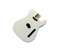 ALFAAL Corpo della Chitarra in Legno di Ontano Vintage, Vernice Nitro-lacca Bianca Opaca