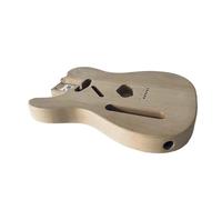 ALFAAL Corpo per Chitarra Tele Incompiuto per Chitarra TL per Mano Sinistra in Legno Massello Naturale Parti di Chitarra Fai-da-Te con Danni Sostituiscono Gli Accessori