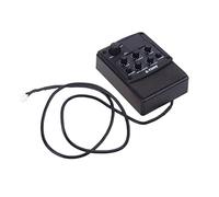 ALFAAL Equalizzatore A 3 Bande Equalizzatore per Chitarra Acustica Preamplificatore Piezoelettrico Sintonizzatore LCD Pickup Acustico