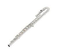 ALFAAL Flauto Strumento Flauto C-Tune Standard Professionale Flauto a Tubo Francese in Argento a 16 Fori a Foro Chiuso