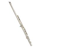 ALFAAL Flauto Strumento Flauto Intagliato Flauto Intagliato Professionale Premium Flauto C-Tune Placcato Argento 16 Fori Foro Chiuso