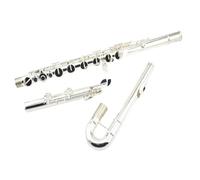 ALFAAL Flauto Strumento Strumento per Contrabbasso Flauto con Corpo in Rame Bianco Tono C. Flauto Basso