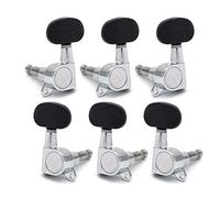ALFAAL Forma Ovale In Legno Sinistro E Destro Manuale Per Chitarra Sintonizzazione A Peg Tasto Sintonizzatore Macchina Per Chitarra Elettrica Acustica Cromata (Color : 3R3L)