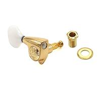 ALFAAL Golden Butterfly Head Photo Completamente Chiuso Manopola di Folk Guita