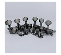 ALFAAL Guitar Blocking Tiners Chitarra Macchina Per Macchina Blocco Black Nickel Tuning Pygs (Color : 6R)