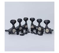 ALFAAL Guitar Machine Heads 1:21 Sintonizzatori Di Blocco Posteriore Sintonizzatori Per Chitarra Punters Per Chitarre Elettriche Nero