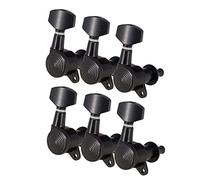 ALFAAL Guitar String Blocking Sintonizzatori Tuning Pegs Guitar Black 6r Machine Teste Accessori Per Chitarra Elettrica Acustica Accessori