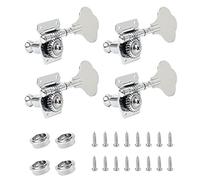 ALFAAL Guitar Tuning Pegs Machine Teste Tuner Brown & Guitar Plectrum Maker Pick Punch Card Cutter Fai Clic