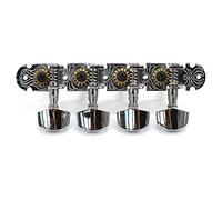 ALFAAL Guitar Winder String Button 4 String 8 String Mandolin Silver Square Guitar Accessori per Chitarra