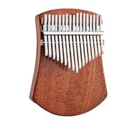 ALFAAL Kalimba 17 Tasti Kalimba 17 Tasti Kalimba Professionale Flatboard Palissandro Sapele Noce Strumento Musicale per Principianti(C)