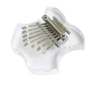 ALFAAL Kalimba 17 Tasti Kalimba Thumb Piano Mini 8 Tasti Acrilico Thumb Finger Piano Kalimba Trasparente Piano Thumb Set