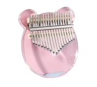 ALFAAL Kalimba 17 Tasti Kalimbas Trasparenti Acrilici 17 21 Tasti Mini Fingers Piano Strumenti Musicali per Principianti(A17)