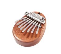 ALFAAL Kalimba 17 Tasti Mini Kalimba A 8 Tasti Strumento Musicale Compatto in Legno Kalimba Mini Pianoforte A Pollice per Principianti