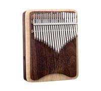 ALFAAL Kalimba 17 Tasti Set Kalimba 21 Tasti Pianoforte A Pollice in Noce Nero Strumento A Tastiera Kalimba Professionale con Accessori