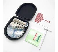 ALFAAL Kalimba Professionale 17 Tasti Arcobaleno Acrilico cromatico Pollice Pianoforte Kalimba Portatile Professionale Africano Dito Professionale (Color : 2)
