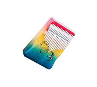 ALFAAL Kalimba Professionale Pianoforte da Pollice a 17 Toni di Colore Tipo Scatola di Legno Pianoforte da Dito Kalimba