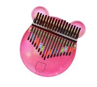ALFAAL Kalimba Professionale Pianoforte da Pollice Carino Boutique colorato Kalimba Pianoforte da Dito Kalimba Acrilico colorato per Principianti a 17 Toni