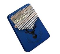 ALFAAL Kalimba Professionale Pianoforte da Pollice Kalimba Kalimba per Principianti Portatile con Scala cromatica Blu Zaffiro a 17 Toni
