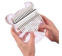 ALFAAL Kalimba Professionale Strumento Musicale in Legno di Mogano Kalimba Professionale Pollice Acrilico Trasparente Pianoforte Kalimba Portatile professiona (Color : 3/4)