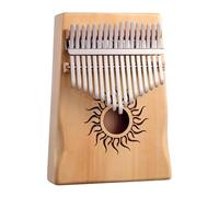 ALFAAL Kalimba Professionale Strumento Musicale Kalimba Tutto in Legno di Acero Adatto a Principianti Pianoforte Professionale Adulto 17 Tasti con buca (Color : 2)
