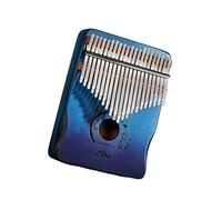 ALFAAL Kalimba Professionale Strumento per Marimba Portatile Kalimba a 21 Toni in Mogano Blu sfumato