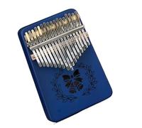 ALFAAL Kalimba Professionale Yue Bell Scala cromatica Blu Zaffiro Pianoforte da Pollice a 17 Toni Kalimba Kalimba Pianoforte da Dito Portatile per Principianti