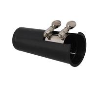 ALFAAL Kit Bocchino per Clarinetto con Legatura/Legatura in Oro/Chiusura A Clip con Cappuccio in Plastica (Color : Silver)