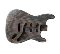ALFAAL Kit per Chitarra Elettrica Fai-da-Te con Corpo in Legno, Manico E Tastiera, Kit per La Creazione di Pickup SSS A 22 Tasti
