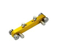 ALFAAL Lucidatore Professionale per Dadi per Chitarra Elettrica, Chitarra Acustica, Basso, Strumento per Rettificare L'altezza del Dado, Regolare La Spaziatura delle Corde (Color : Gold)