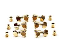 ALFAAL Manopola Di Sintonizzatore Per Chitarra Acustica 90 Gradi Completamente Recintato Ad Avvolgitore Chiuso (Color : Gold)