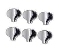 ALFAAL Metal Guitar Tuning Pegs Sintonizzatori Macchina Testa di Ricambio per Manopole Maniglia con Maniglia di 6 (Color : Silver)