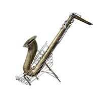ALFAAL Mini Modello di Strumento Musicale Bellissimi Ornamenti Modello Strumento Musicale Sassofono Decorazione in Ferro Battuto Ornamenti Artigianato da Tavolo