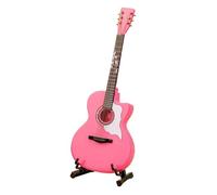 ALFAAL Mini Modello di Strumento Musicale Mini Chitarra Elettrica in Miniatura Modello di Strumento Musicale Collezione Ornamento Regalo Decorazione della Casa(A,18cm)