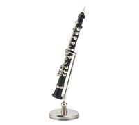 ALFAAL Mini Modello di Strumento Musicale Mini Oboe Clarinetto Modello Strumento Musicale Ornamenti da Tavolo Espositore Decorazione per La Casa Regali(A1)